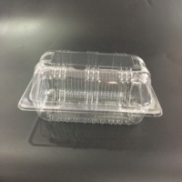 Boîte d'emballage de pain à gâteau transparente d'usine OEM boîte d'emballage à couvercle haut bops boîte d'emballage conteneur de boulangerie boîte en plastique à emporter