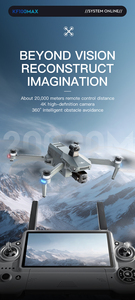 Kf100 Drone 4K Chuyên Nghiệp 3-Trục 30fps 50 Phút Dài Phạm Vi Màn Hình Lớn Điều Khiển Từ Xa Ổn Định Gimbal Với GPS Quà Tặng Drone - Product Image 6