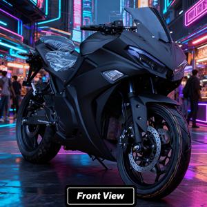 Moto électrique chinoise à grande roue, 3000W, à transmission par chaîne centrale, vente en gros, prix compétitifs - Product Image 5
