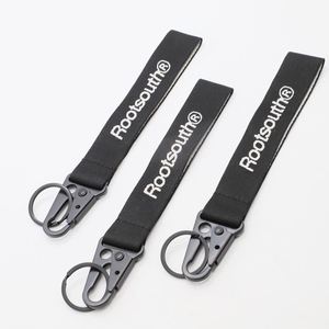 Wholesale Custom Jacquard Keychain <b>Lanyard</b> Tactical Style <b>Polyester</b> Wrist Strap for Streetwear Brand Promotional Swag - Product Image 1