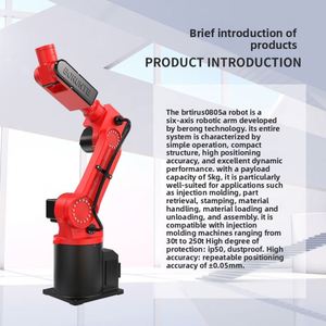 Borunte 6-Axis Industrial Robot Arm with PLC & Motor Driven Technology for Spraying Polishing Welding Applications - Product Image 2