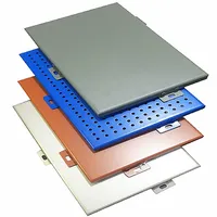 Panneaux de bardage en aluminium modernes de qualité A2, revêtus de fluorocarbone, ignifuges et écologiques, légers