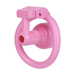 AS-032 Candado de Castidad de Resina, Jaula Corta para Pene, Candado de Castidad, Juguete Sexual para Adultos, Dispositivo de Bloqueo de Esperma - Product Image 1