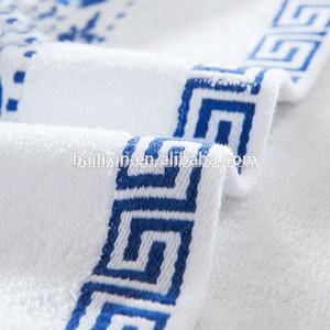 <span class=keywords><strong>Toalla</strong></span> de Fibra de Algodón Jacquard Azul y Blanca, Secado Rápido, 100% Turca, Diseño Damasco <span class=keywords><strong>Aquis</strong></span>, <span class=keywords><strong>Toalla</strong></span> de Mano para Recién Nacidos - Product Image 3