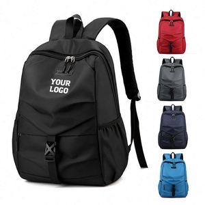 Sac à dos USB pour ordinateur portable, promotionnel, pour entreprise, avec logo personnalisé, imperméable, doublure en polyester, fermeture éclair, pour hommes et femmes, idéal pour les voyages - Product Image 1