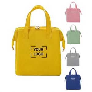 Sac isotherme personnalisé WSY105 en tissu Oxford grande capacité avec logo, sac repas portable de voyage, sac thermique - Product Image 1