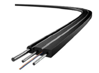 ज़ावुदा ब्रांड ftth 1 कोर सिंगल मोड os2 lszh ऑप्टिकल फाइबर ड्रॉप केबल संचार उद्देश्यों के लिए लकड़ी के रील में स्टील वायर के साथ केबल - Product Image 4