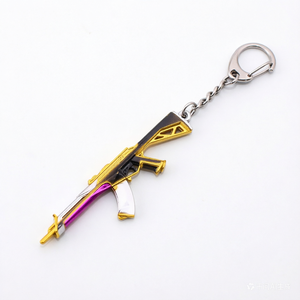 Marchandises du jeu Valorant : Porte-clés miniature en métal exquis, modèle Fearless Contract Thug AK Alien Overlord - Product Image 1