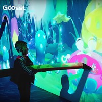 Système de projection holographique immersif interactif Gooest Graffiti World pour parcs d'attractions et centres commerciaux pour enfants