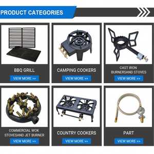 Brûleur à gaz à quatre anneaux en fonte robuste, <span class=keywords><strong>cuisinière</strong></span> à 4 tuyaux en fonte, <span class=keywords><strong>cuisinière</strong></span> de camping en plein air, wok - Product Image 5