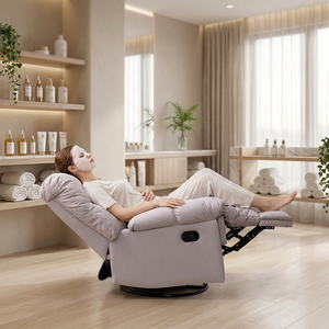 Fauteuil inclinable pivotant moderne et confortable pour salon de beauté - Product Image 6