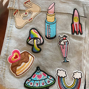 特注刺繍アイロンパッチバルク刺繍パッチアイロン服帽子用ジーンズバックパック装飾 - Product Image 2