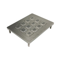 Clavier d'accès à 12 touches en métal haute résistance pour porte |   Clavier en acier inoxydable de qualité supérieure pour contrôle d'accès