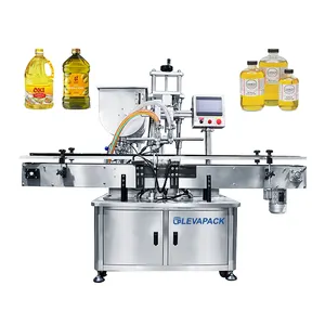 Sauce Liquid Filling And Capping Machine Production Line Oil Bottle Filler Packing Machines