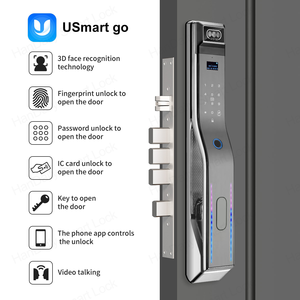 Handaily Usmart Go Remote 3D Reconocimiento facial Cerradura inteligente Huella digital Cerradura de puerta inalámbrica digital Soporte Video Talking - Product Image 3