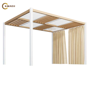 Pergola bioclimatique motorisée KAKADU en aluminium à lames orientables, revêtement poudré, télécommande, design bioclimatique pour jardin et balcon - Product Image 3