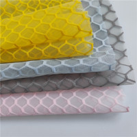 100% polyester tissu grande maille hexagonale tissu bleu classe 3D Air Sandwich mode maille pour la maçonnerie et d'autres applications