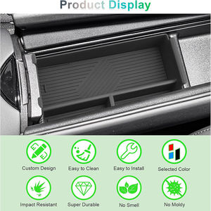 QEEPEI moderne ABS Center voiture Console accoudoir organisateur <span class=keywords><strong>Cupra</strong></span> Tavascan boîte de rangement diviseur Inserts accessoires intérieurs - Product Image 2