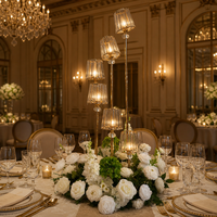 Boule de fleurs artificielles pour centre de table, décoration de mariage, réception, scène de banquet, toile de fond de fête, fournitures de décoration événementielle