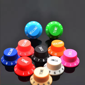 Groothandel Kleurrijke Plastic <span class=keywords><strong>Volume</strong></span> Toonregeling Top Hoed Elektrische Gitaar Knop Voor Fd St Elektrische Gitaar Onderdelen - Product Image 1
