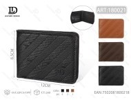 Portafoglio da uomo Jd da 7 pollici in materiale PU con design a rilievo, stile minimalista, adatto come regalo - Product Image 1