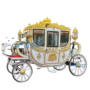Nuevo Carroza Real de Lujo para Exteriores, Romántica Carroza Eléctrica Estilo Cenicienta, Carroza Real Eléctrica China - Product Image 2