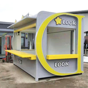 Quiosco de comida metálico para exteriores con puerta enrollable para uso comercial - Product Image 2