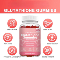 Fabricant OEM – Gommes de Glutathion Éclaircissantes pour la Peau, Supplément Vitamine C, Collagène, Antioxydant, Soutien Éclat Cutané – 60 unités