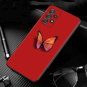 <span class=keywords><strong>Coque</strong></span> en silicone esthétique bleu rose papillon pour <span class=keywords><strong>Samsung</strong></span> Galaxy S20/S21/S22 Ultra, impression UV peinte, <span class=keywords><strong>coque</strong></span> Note 20 A53 A03 Core - Product Image 5