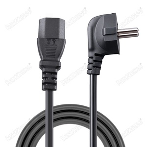 Châu Âu Schuko cee7/7 cắm để IEC C13 dây điện EU AC dây điện cáp 0.5mm cho PC chèn Ổ cắm điện AC cắm chèn - Product Image 6