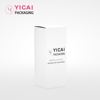 Vente Plat Épaule 30ml 20ml Cheveux Huile Sérum Soins de La Peau Flacon compte-gouttes En Verre avec Emballage Boîte Cadeau