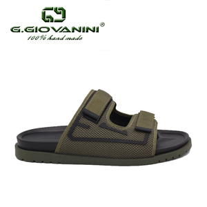 <span class=keywords><strong>Sandales</strong></span> en cuir de haute qualité pour hommes <span class=keywords><strong>Sandales</strong></span> décontractées au design unique avec semelle intérieure en caoutchouc souple et légère pour l'hiver - Product Image 2