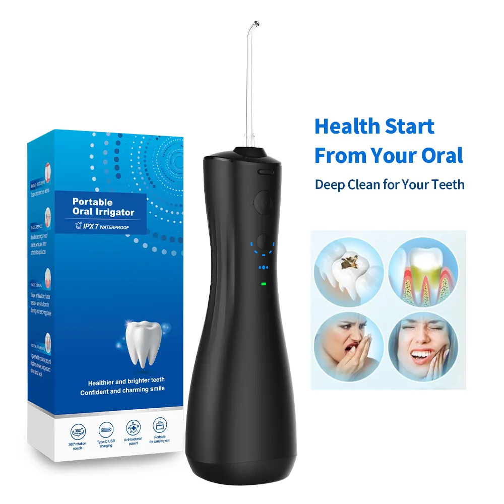 Detergente per denti ad ultrasuoni Water Pick irrigazione dentale dei denti acque a pressione Wireless pompa sbiancamento dei denti detergente