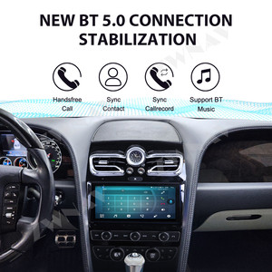 Zwnav 10.9 inch Carplay cho <span class=keywords><strong>Bentley</strong></span> bay spur Continental 2005-2019 đài phát thanh xe hơi âm thanh đa phương tiện <span class=keywords><strong>Video</strong></span> Player GPS navigation - Product Image 5