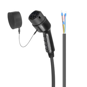 5M 32A 220V IEC62196 EV Station de charge Type 2 câble de charge de port mâle à femelle avec adaptateur ABS à extrémité ouverte et puissance de sortie 7W - Product Image 2