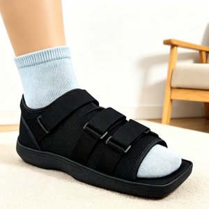 Zapato Postoperatorio <span class=keywords><strong>de</strong></span> Punta Cuadrada con Correas Ajustables y Malla Transpirable para Juanetes, Fracturas <span class=keywords><strong>de</strong></span> Escapoides y Talus, y Rehabilitación <span class=keywords><strong>de</strong></span> Esguinces <span class=keywords><strong>de</strong></span> <span class=keywords><strong>Pie</strong></span> - Product Image 2