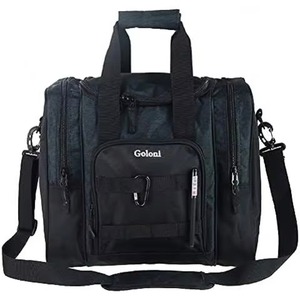 Sac de bowling BSCI pour boule Singer avec support rembourré pour boule, 2 poches pour chaussures de bowling jusqu'à la taille homme, accessoires. - Product Image 3