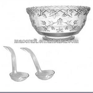 शादी और घटनाओं के लिए क्लासिक एम्बॉस्ड फूल डिजाइन पंच कटोरे - Product Image 4