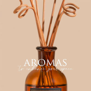 Hotel Home Fragrance Luxury Glass Eco-Friendly Fireless <b>Essential</b> <b>Oil</b> Reed <b>Diffuser</b> Set with Long Lasting Aroma for Home Use - Product Image 2