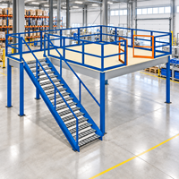 Étagère de grenier, étagère de mezzanine, plateforme de stockage en acier pour le stockage en vrac de petits articles en entrepôt