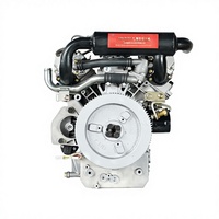 Moteur diesel bicylindre en V refroidi par eau, quatre temps, XM2V80A, générateur 12KW, 220/380V, 50/60Hz, 3000/3600 tr/min