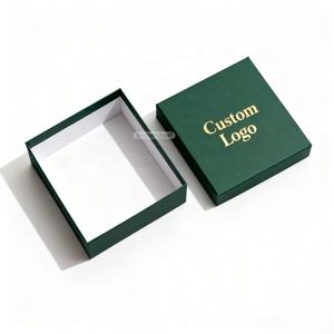 Boîte cadeau <span class=keywords><strong>en</strong></span> carton rigide <span class=keywords><strong>avec</strong></span> <span class=keywords><strong>couvercle</strong></span> et base, emballage personnalisé <span class=keywords><strong>avec</strong></span> logo, boîte à bijoux de haute qualité, couverture <span class=keywords><strong>en</strong></span> papier Heaven and Earth - Product Image 1