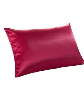 Soft Plain Style 100% Silk Pillowcase