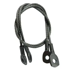 1,5mm anti twist stahl draht seil 7x7 wider schutzhülle draht seil sling