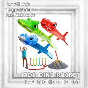 Shockwave Children's Rocket Launcher for Launching Rockets, Outdoor Dinosaur <b>Toys</b> and Children's Lightweight Rocket Launcher - Product Image 3