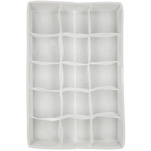 Organisateur <span class=keywords><strong>de</strong></span> cubes en plastique, boîte <span class=keywords><strong>de</strong></span> <span class=keywords><strong>rangement</strong></span> pliable Non-tissé <span class=keywords><strong>pour</strong></span> <span class=keywords><strong>tiroir</strong></span> - Product Image 2