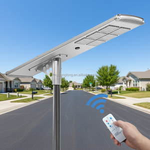Professional Integrated Solar <b>LED</b> Street <b>Lights</b> Automatic <b>Motion</b> <b>Sensor</b> CE Rohs Certified IP65 Rating for Road - Product Image 1