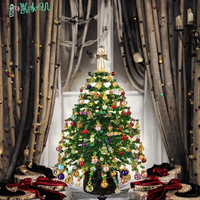 Kit de perles en plastique DIY innovant et mignon pour sapin de Noël moderne et minimaliste, idéal pour la décoration de fêtes transfrontalières