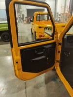 Mini camionnette à batterie lithium, autonomie de 180 km, moteur AC de 5 kW, vitesse de 40 km/h pour les trajets longue distance sur les routes agricoles et les terres agricoles