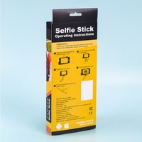 Proveedor de Alibaba, Diseño de Caja Personalizada, Impresión de Cajas de Cartón para Selfie Stick con Orificio para Colgar